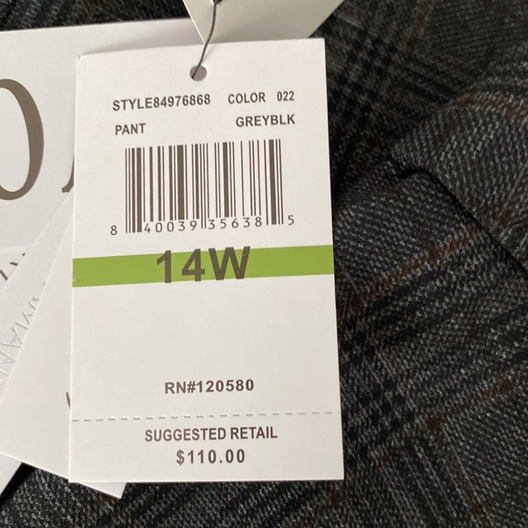 AMANDA AND CHELSEA Alex Plaid Ankle Pants - Picture 8 of 10